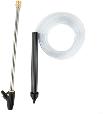 Kit sabbiatrice per idropulitrice compatibile con Karcher per serie K, accessorio resistente per sabbiatura a umido per rimuovere ruggine vecchia vernice, acciaio inossidabile