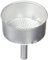 Distribuidora Ersa Filter mit Trichter für Espressokocher, Aluminium, Grau, 17,6 x 12,7 x 6,8 cm