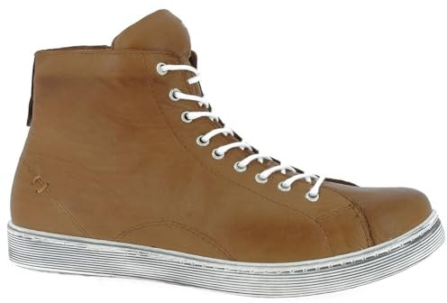Andrea Conti Sneaker high 0341500 Damen Schnürboots mit Reißverschluss, Größe:41 EU, Farbe:Braun