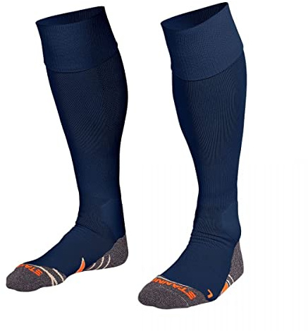 Stanno Sports Socken - Uni Sock II - Socken mit Atmungsaktivem Kapazität und Knöchelschutz - Sportsocken - Anatomische Socken mit linken/rechten Indikatoren - Marine - Größe 45/48