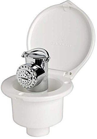OSCULATI Doccia Elegant Bianca Tubo PVC 2,5 m in Piano