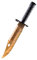 ariknives - Bajonett Knife Counter Skin Knife CS GO Strike Messe Jagdmesser taktisches Überlebens Camping Werkzeug Bayonet (Tiger Tooth)