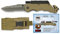 K25 K25-19540 - Navaja pedernal y Linterna. h:9CM - Herramienta para Caza, Pesca, Camping, Outdoor, Supervivencia y Bushcraft