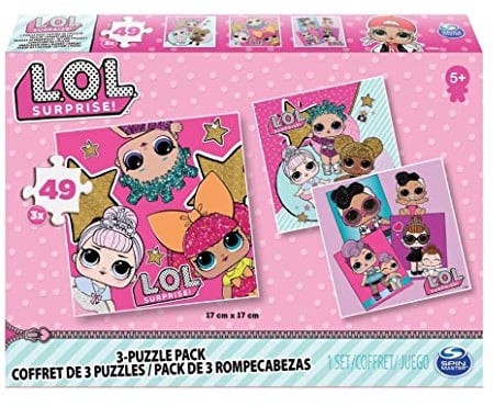 Cardinal L.O.L. Surprise! 3-Pack of Puzzles