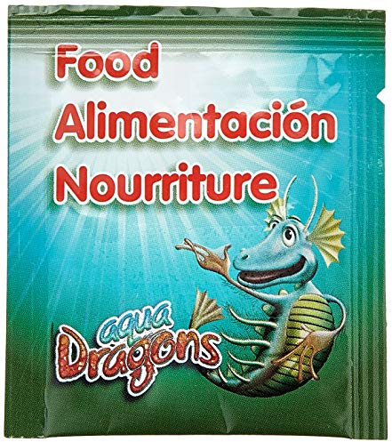 Aqua Dragons Starter-Futterpaket für Haustiere, Mint-Lernaktivität, Schlüpfen und Wachsen, kleine Wasserlebewesen, 10 g