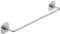 Gedy G-Teide Asciugamani 30cm, Misure: 5,3X30X6,7 CM, Porta salviette in Acciaio Inox e Cromall, Finitura cromata, Incluso di Biadesivo 3M e Viti, Design R&S, 2 Anni di Garanzia, Cromo, 30 cm