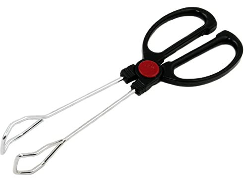 Chef Craft Selezionare Pinze da Portata, Acciaio Inossidabile, Nero