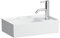 Laufen Kartell Handwaschbecken,Armaturenbank rechts, unterbaufähig, ohne Hahnloch, ohne Überlauf, 460x280, Farbe: Weiß - H8153340001121