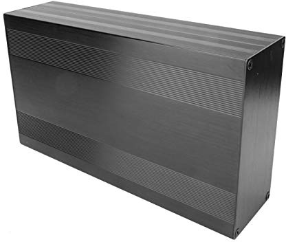 Fafeicy Aluminum Cooling Box, Split Type Enclosure Electronic Box, 1.25-1.5mm Baffle Thickness, for GPS Analyzer Housing, HIFI Amplifier Aluminum Housing, DIY(68 x 145 x 250mm), Electronic