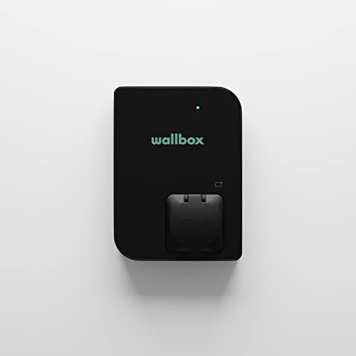 Wallbox CPB1 - Potencia: 22kW - Conector: Type 2 - Longitud Cable: Shutter Socket - Color: Black - versión: RFID + DC Leakage