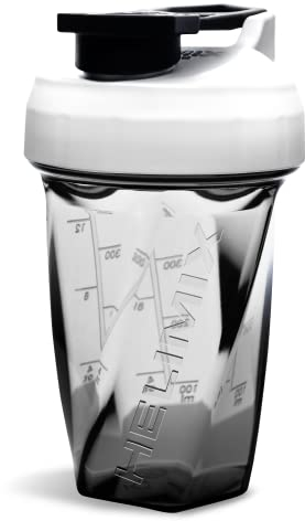 Helimix 2.0 Vortex Eiweiß Shaker Flasche, 500 ml (20 oz) - Portabler Shake Becher für Protein Shake & Smoothie - Keine Mixkugel, Schneebesen oder Klumpen - Fitness Shaker Spülmaschinenfest & BPA-frei