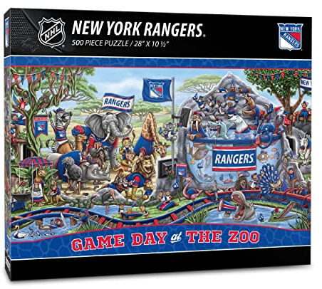 YouTheFan NHL New York Rangers Game Day at The Zoo 500pc Puzzle
