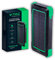 V-TAC Power Bank Solare 10000 mAh con Ricarica Wireless 5W - PowerBank Batteria Esterna con Pannello Solare - Porta USB Type-C USB-A Micro USB - Compatibile iPhone, iPad, Samsung, Xiaomi - Nero
