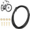 HERCHR Tubo Flessibile Olio Freno, 2.7yd Nylon PBT Linea Freno Ciclismo Flessibile Tubo Flessibile Freno a Disco Idraulico Sostituzione per Mountain Bike BH59