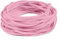 LEREATI Faux Leather Cord for Jewellery Making, 3mm Suede Cord Flat Leather String, 5m Leather Thong Beading Thread for Necklace, Bracelet, Pendants, Dream Catcher, DIY Crafts (Light Pink)