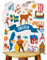 WZMPA Schweden Reisetasche Stockholm Reise Geschenk Schwedisches Nationaltier Elch Wiederverwendbare Einkaufstasche Schweden Tour Merchandise, Schweden Tg, Large