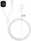2 in 1 Wireless Watch Charger for Apple Watch Series 9 8 7 6 5 4 SE Ultra, iWatch Charger Apple Charger Cable 2M Magnetic Charging Cable with Lightning Connector for iPhone 14 13 12 11 Pro Max