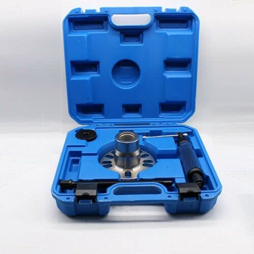 10T Hydraulischer Radlager Abzieher Werkzeug Satz Ausdrücker Satz für Antriebswellen KFZ Radnaben abziehen für 4- oder 5-Loch-Radnaben mit einem Lochkreis von 96-125 mm Blau