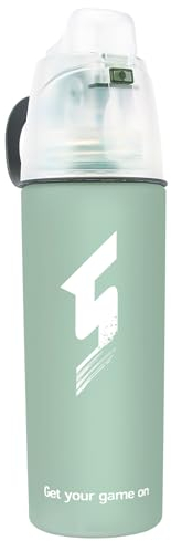 Qshare Misting Drinking Water Bottle, Spray Mist Sports Bottle for Outdoor Sport Hydration and Cooling Down, FDA Approved BPA-Free Misting Water Cup with Unique Mist Lock Design