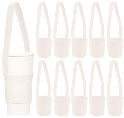 DBAILY Water Bottle Carrier, 10 PCS Water Bottle Holder with Strap Adjustable Holder Chain Bottle Holder Bag Portable Water Bottle Carrier for Running Hiking Cycling Camping Bottles Beach Festivals