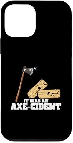 iPhone 12 mini It Was An Axe-Cident Funny Axe Throwing Hatchet Thrower Joke Case