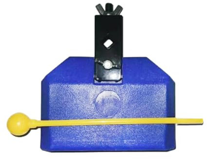 Kuhglocke mit Stock Drum Glocken Musik Cowbell High Low Sound Knocker Drum Percussions Instrument Zubehör