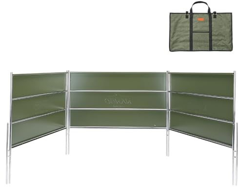 Solinder Paravento per fornelli esterni, per esterni, parabrezza, campeggio, cucina, parabrezza, piano cottura, paravento