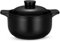 Kook Koreanisches Dolsot Topf-Set, Schüssel mit Deckel, zum Kochen von Bibimbap, Kimchi, Hot Pot, Suppen und Eintöpfen, ofen- und spülmaschinenfest, 1,2 l, Schwarz