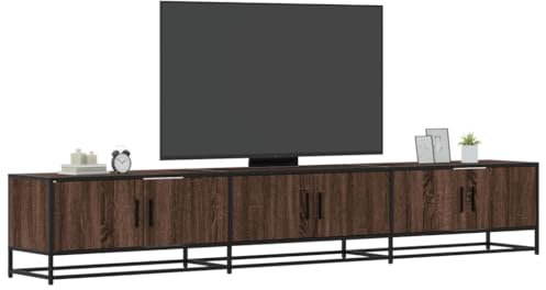 Sufrk Mobile TV Rovere Marrone 240x35x41 cm in Legno Multistrato-Mobile TV per TV,Mobile Porta TV e Cassetto,Armadietto Consolle Credenza Moderno