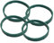 ORAMAI 4/8 STK. 1,6 Motordichtungen for oberes und unteres Ansaugkrümmergehäuse. Kompatibel mit: VW Golf 4 5 Jetta Skoda Octavia 1 2 A5 Audi A3 8L 8P 06A133398(Lower-4PCS)