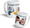 DEREGALOOS Taza de cerámica Personalizada para Padres. Taza Personalizada Regalo día del Padre. Regalo Original Personalizado para hombre. Tazas divertidas con frase. (Papá)