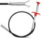 Krallengreifer, 90 cm Rohrreinigungsspirale Greifer, Flexibel Abflussspirale Gripper, Teleskopgreifer Abflussreiniger Spirale Rohrspirale für Küche Bad Waschbecken Spüle Verstopfung(90cm) (0.9M)