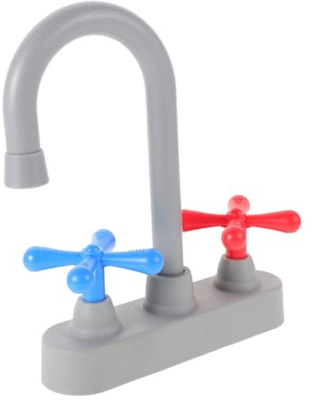Toyvian Robinet Évier De Jeu Plastique pour Garçon Fille Robinets De Cuisine Jouet Accessoires Évier pour Jeux Rôle