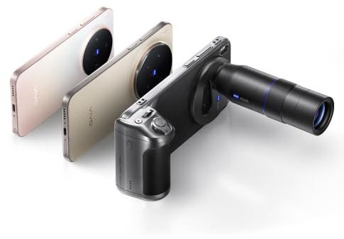 vivo ZEISS 2.35x Telephoto Extender – Cattura soggetti lontani con chiarezza straordinaria, design Kepler, lenti ultra nitide e prestazioni professionali fino a 5400 mm