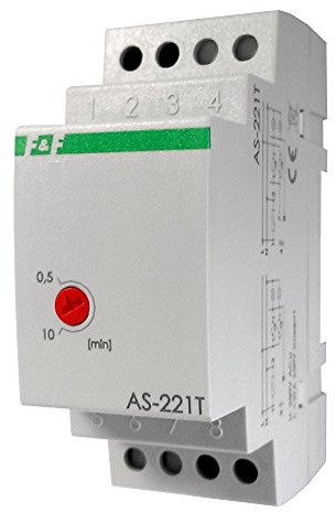 Electronic Stair Light Time Relay with Off Time Warning Function Timer Relay Staircase Automatic AS-221T F&F 2136
