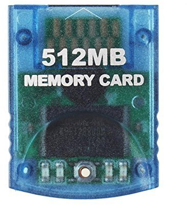 WICAREYO Carte mémoire Clear Blue 512M pour Wii NGC Gamecube