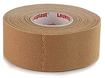 Performance Health Zinc Oxide Tape Leukoplast 2.5cm x 9.2m Single Roll | Strong Adhesive Hold, Rigid Non-Elastic Design, Waterproof and Dirt Repellent, Durable for Sport, Outdoor and Everyday Use