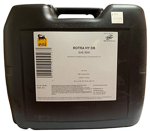 eni Rotra HY DB SAE 80W 20 L Getriebeöl