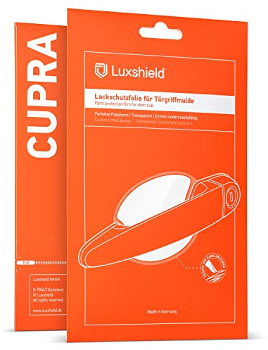 Luxshield Auto Türgriff Schutzfolie Griffmulde für Cupra Ateca I 2018-2025 - Kratzschutz, Lackschutzfolie - Transparent glänzend
