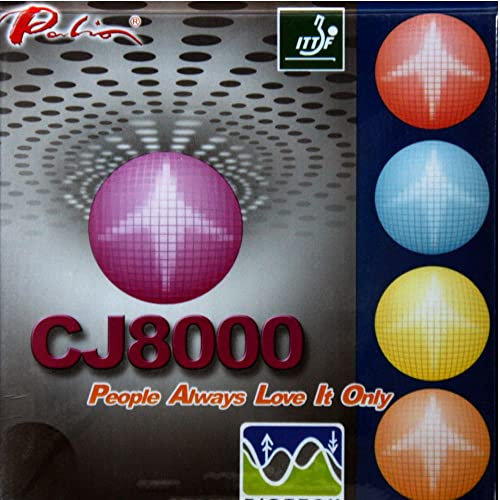 PALIO CJ 8000 Biotech (40°-42°) (2,1 mm - schwarz) | China Tischtennis Belag | ITTF | TT-Spezial - Schütt Tischtennis