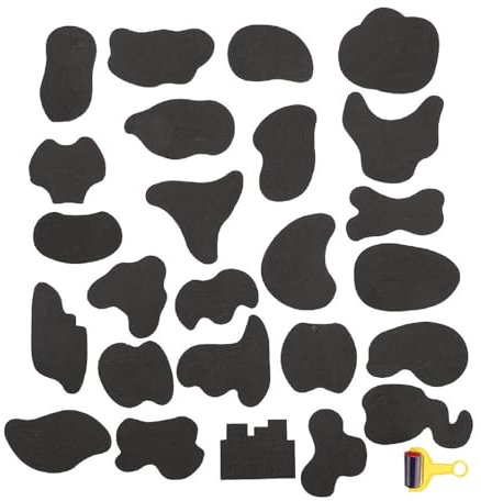 Haar-Tattoo-Schablone,leicht,25 Stück,hohe Zähigkeit,umweltfreundlich,Haar-Schnitzschablone,wasserdichtes Design,Premium-Kunststoff für Frisur zum Selbermachen für Haare