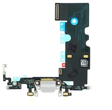 OuiSmart Nappe Dock Flex CONNECTEUR DE Charge Blanc Micro ANTENNE pour IPHONE 8