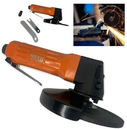 OISE ART STORE Trade Shop - Smerigliatrice Angolare Ad Aria Compressa Lavorazione Metallo 125mm Attacco 1/4