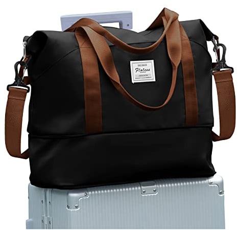 Damen-Reisetasche, Sport-Gymnastik-Einkaufstasche für Frauen, Wochenendtasche, Handgepäck, Strandtasche, Reisetasche, wasserdichte Gepäcktasche, erweiterbar