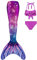 SPEEDEVE Meerjungfrauenschwanz Mädchen 3pcs Bikini Set,ohne Monoflosse,01-R8,140