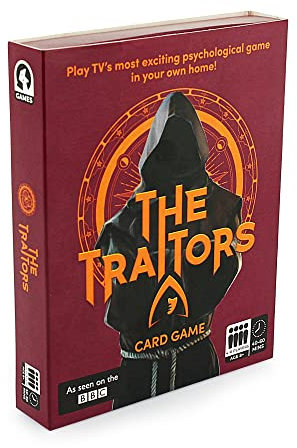 Ginger Fox The Traitors Card Game. Strategic Family Party Game Of Deception From Creators BBC TV Show. A Mind Trust & Treachery. Best For Kids Adults. 4-6 Players (0112.1750.71.OCL.OSZ)