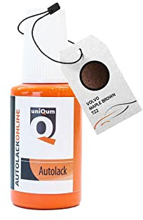 uniQum Autolack Lackstift fürs Auto für Volvo Maple Brown 722 Autolack Reparatur 30 ml