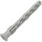 AERZETIX - C67078 - Set di 50 tasselli universali 8x80mm con flangia smussata/fresata - in poliammide - muratura fissaggio calcestruzzo mattone cemento lavori edilizia vite costruzione