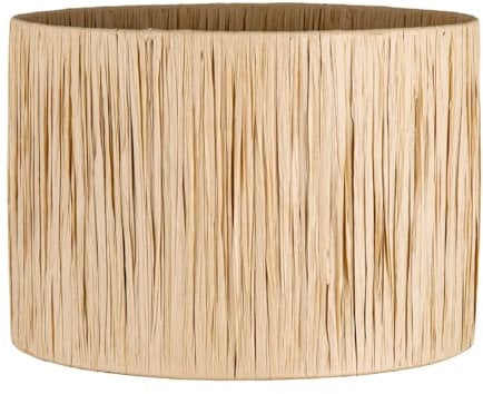 Home Sweet Home Bohemian Raffia-Lampenschirm | Beige | ø30 x 20 cm, E27 Lampenfassungen | Kann mit Pendelleuchte und Tischlampe verwendet werden | Geeignet für das Wohnzimmer oder Esszimm