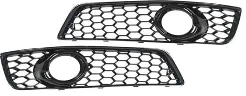 MYVPRO griglia Anteriore Auto Copertura Griglia Luce Fendinebbia Anteriore Auto Nero Lucido 8P0807682D Rivestimento Griglia Griglia Lampada per Audi A3 8P 2009‑2013 Griglie Radiatori